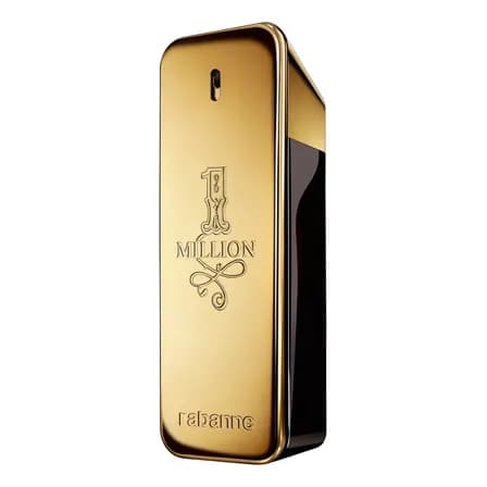 Perfume Masculino Rabanne 1 Million 100ml Eau de Toilette EDT – Fragrância Amadeirada Picante com Couro e Âmbar