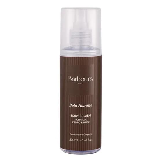 Body Splash Bold Homme Masculino Barbour's Beauty Desodorante Colônia 200 Ml Spray