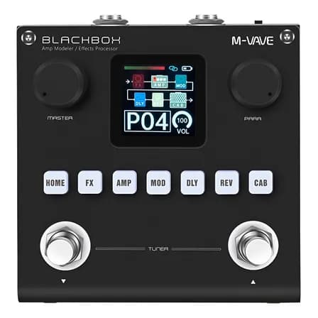 Pedal Multiefeitos M-Vave Blackbox Digital Para Guitarra Com Bluetooth