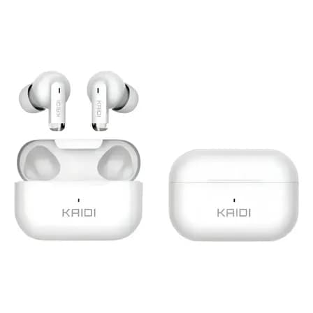 Fone Bluetooth 5.4 Sem Fio Tws Kaidi Kd780 Graves Potentes Branco