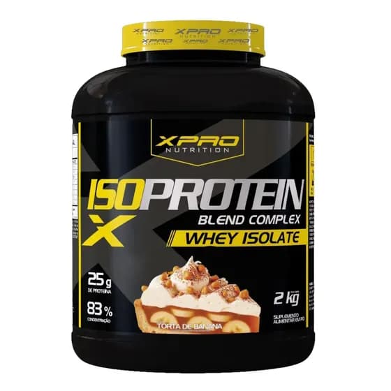 Whey protein XPro Nutrition Iso Blend Complex em pó sabor Torta de banana x 2kg