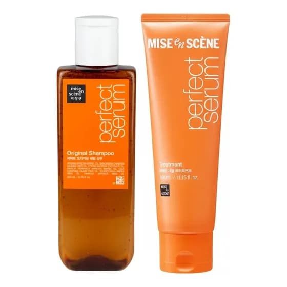 Kit Mise En Scène Perfect Serum Shampoo 200ml Máscara 180ml