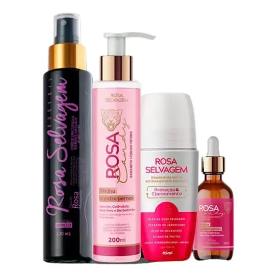 Kit Rosa Candy Clareamento Completo - Rosa Selvagem