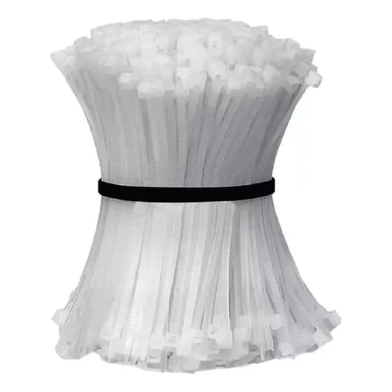 Abraçadeira Nylon Cinta 15-20cm, 2.5 Mm Largur 1500 Unidades Cor Branco,abracadeira plastica enforca gato branco