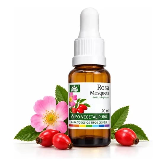 Óleo Vegetal de Rosa Mosqueta Hidratante e Nutritivo para Corpo Wnf 20ml