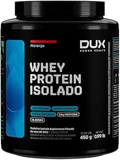Dux - WHEY PROTEIN ISOLADO 450G MORANGO