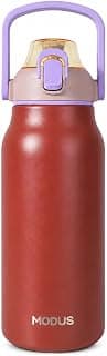 Garrafa Térmica de Água 1700ml de Aço Inoxidável com Canudo e Alça