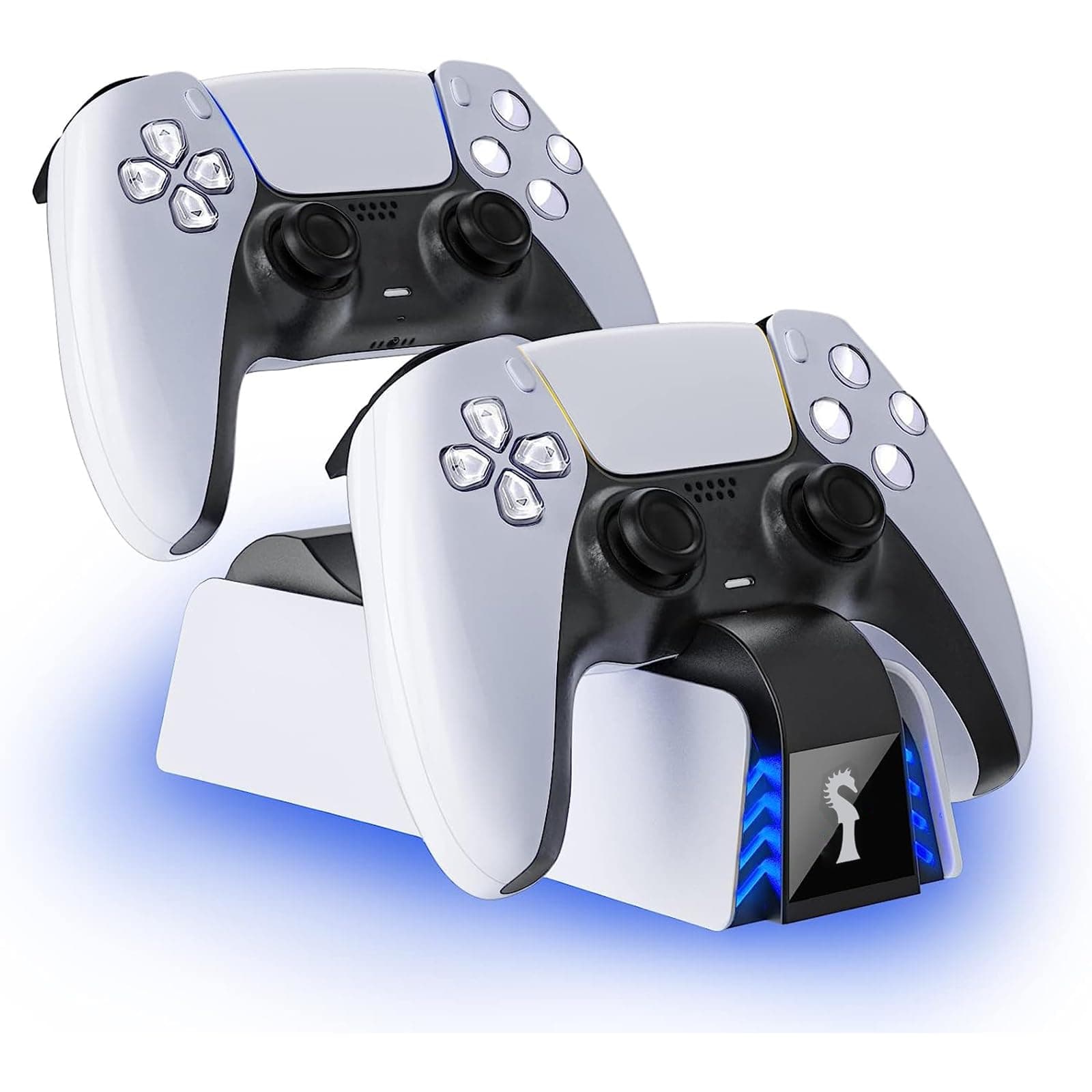 Base de Carregamento PS5 Duplo Carregador Controle PS5 com Carregamento Rápido, Adaptador USB, Indicador LED, base Carregadora Controle PS5 Acessórios