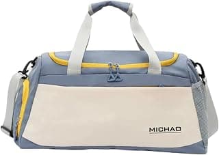 Bolsa de Academia e Viagem Esportiva Grande com Porta Tênis (Azul)
