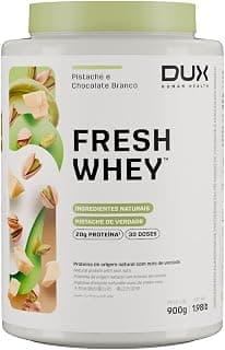 Whey Protein em Pó DUX Nutrition, Pistache e Chocolate Branco, 900g