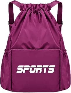 Mochila Esportiva com Cordão Academia Escola Futebol Estudos
