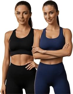 Kit 2 Top Feminino Reforçado Academia Fitness Suplex Caminhada e Treino Roupa Feminina