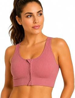 Top Fitness com Zíper Frontal Poliamida e Elastano Alta Elasticidade Conforto no Treino MDL MODA E FITNESS