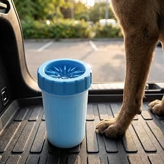 Limpador De Patas Premium Para Cachorro, Copo 2 Em 1, Silicone, VARENZIA