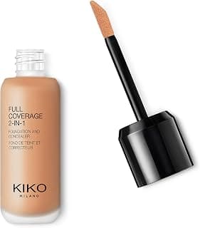 KIKO MILANO, Full Coverage 2-in-1 Foundation & Concealer, Base e Corretivo 2 em 1, Cor