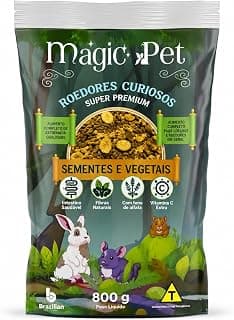 Ração Super Premium para Roedores Magic Pet 800g