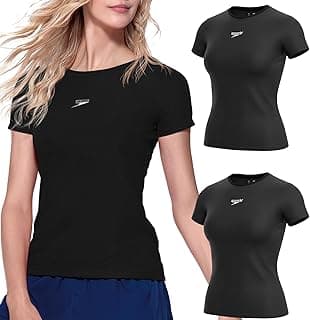 Kit 2 Camisetas Femininas Speedo Slim Academia Treino Sport Fitness