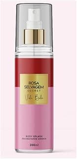 Body Splash Rosa Selvagem Vida Bela - Perfume Feminino Sofisticado, 200ml - Fragrância Importada, Uso Diário Refrescante