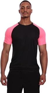 Camiseta Masculina Raglan Proteção Solar UV Lisa Treino