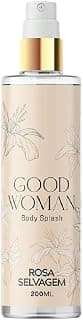 Body Splash Premium Sensual Boa Garota 200ml - Rosa Selvagem, Colônia Corporal Feminina, Dupe Perfume Importado