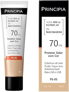 Protetor Solar Facial Principia, Cor 1.0, FPS 70, 30ml