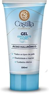 Gel Esfoliante Facial Castilla Ácido Hialurônico 100mL – Limpeza Profunda, Hidratação e Elasticidade